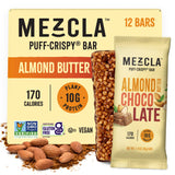 Mezcla barra crujiente de almendra y chocolate, textura atractiva
