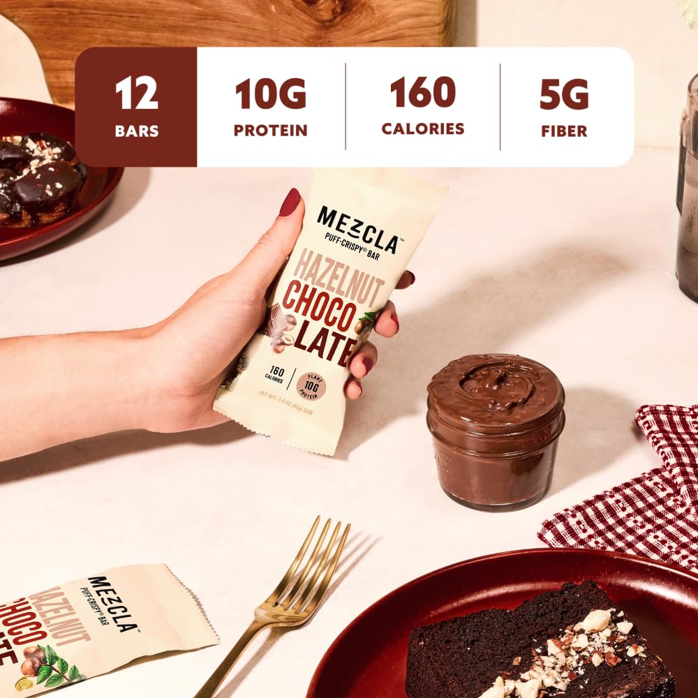 Mezcla barra proteína 10 g, fuente vegetal conveniente