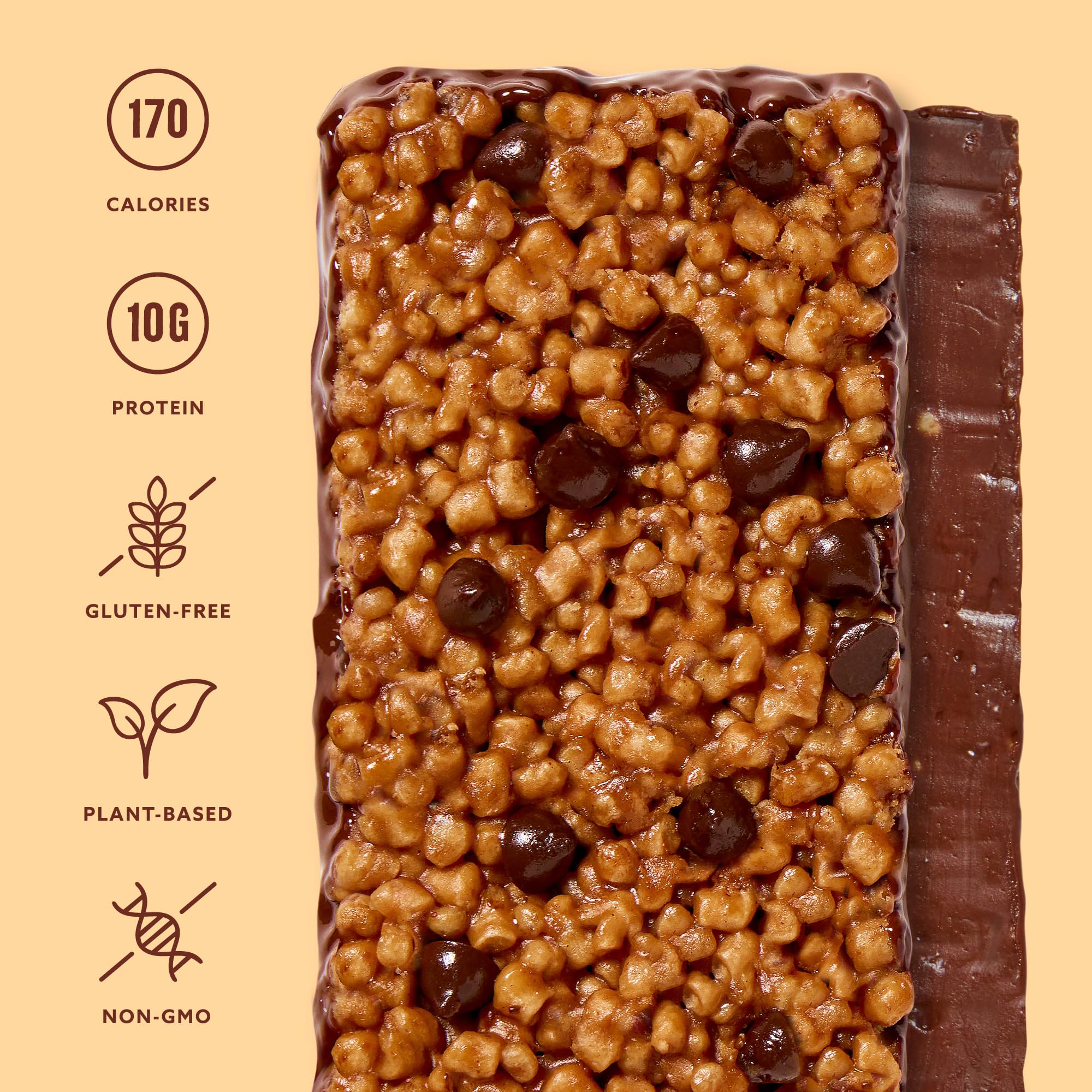 Mezcla: barra proteica vegetal 10 g para desayunos rápidos y meriendas.