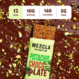 Pistachos tostados en barra Mezcla Pistacho Chocolate para saborear