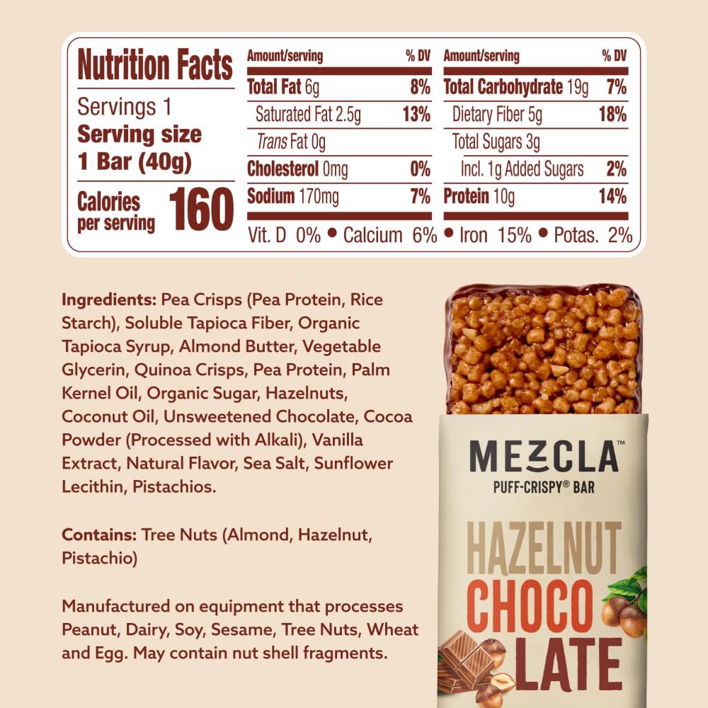 Mezcla Puff-Crispy textura crujiente, ideal como desayuno ligero