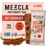 Mezcla Puff-Crispy Bar muestra textura crujiente y sabor chocolate caliente.