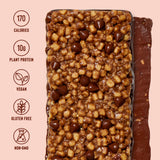 Mezcla Puff-Crispy Bar sabor chocolate caliente con canela y chipotle.