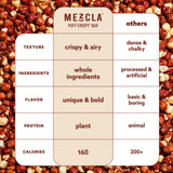 Mezcla barra proteína para escuela u oficina, snack práctico