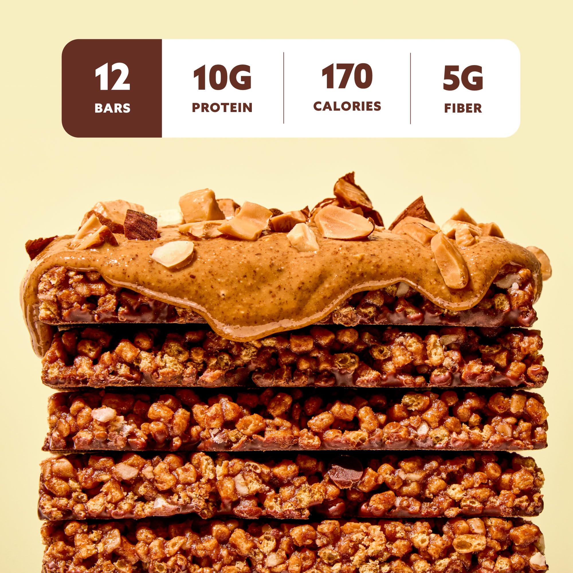 Mezcla barra proteína vegetal 10 g, sabor almendra chocolate