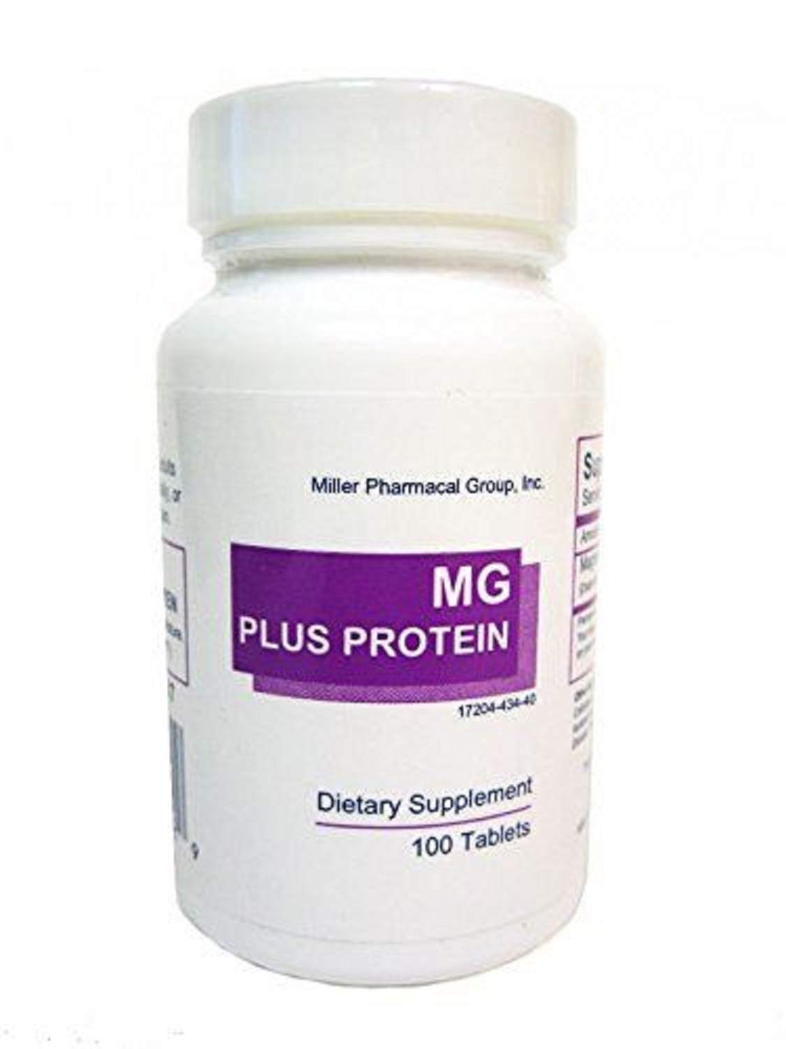 Mg Plus Protein Miller tabletas de 100, enfoque diario para energía y función muscular.