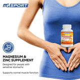 MgSport ZMA, uso diario con dos cápsulas para comodidad y consistencia.