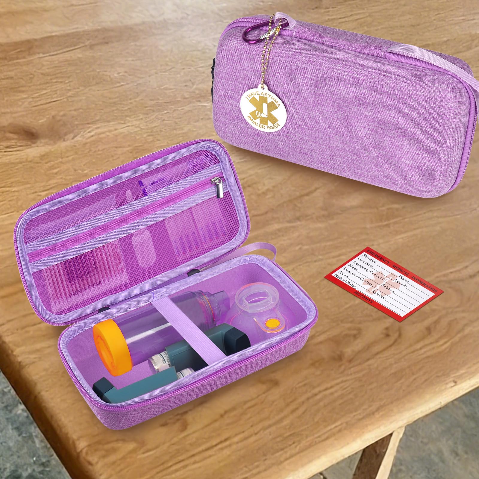 MGZNMTY bolsillos de malla para accesorios y medicación.
