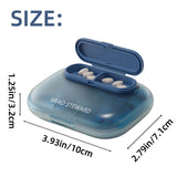 Caja magnética desmontable de Miao Steward para pastillas, protege en salidas.