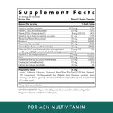 MICHAEL'S complemento nutricional para hombres, etiqueta clara de ingredientes