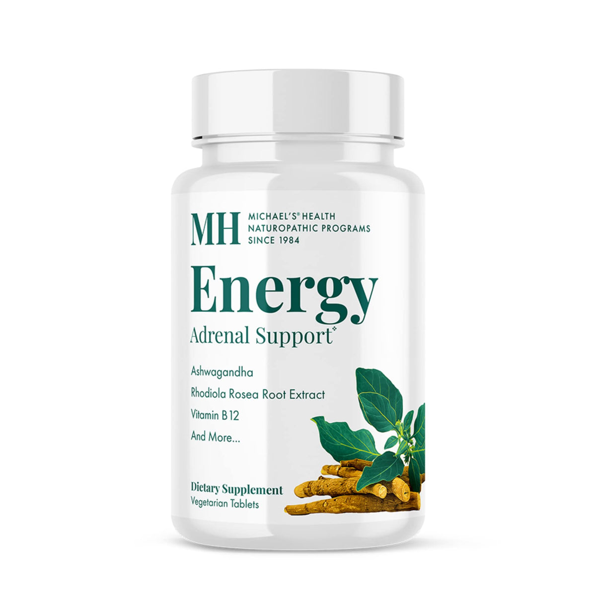 MICHAEL'S Energía Adrenal en tabletas vegetarianas para energía diaria