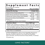 Michael's factores pulmonares en cápsulas, versión vegetariana para uso diario.