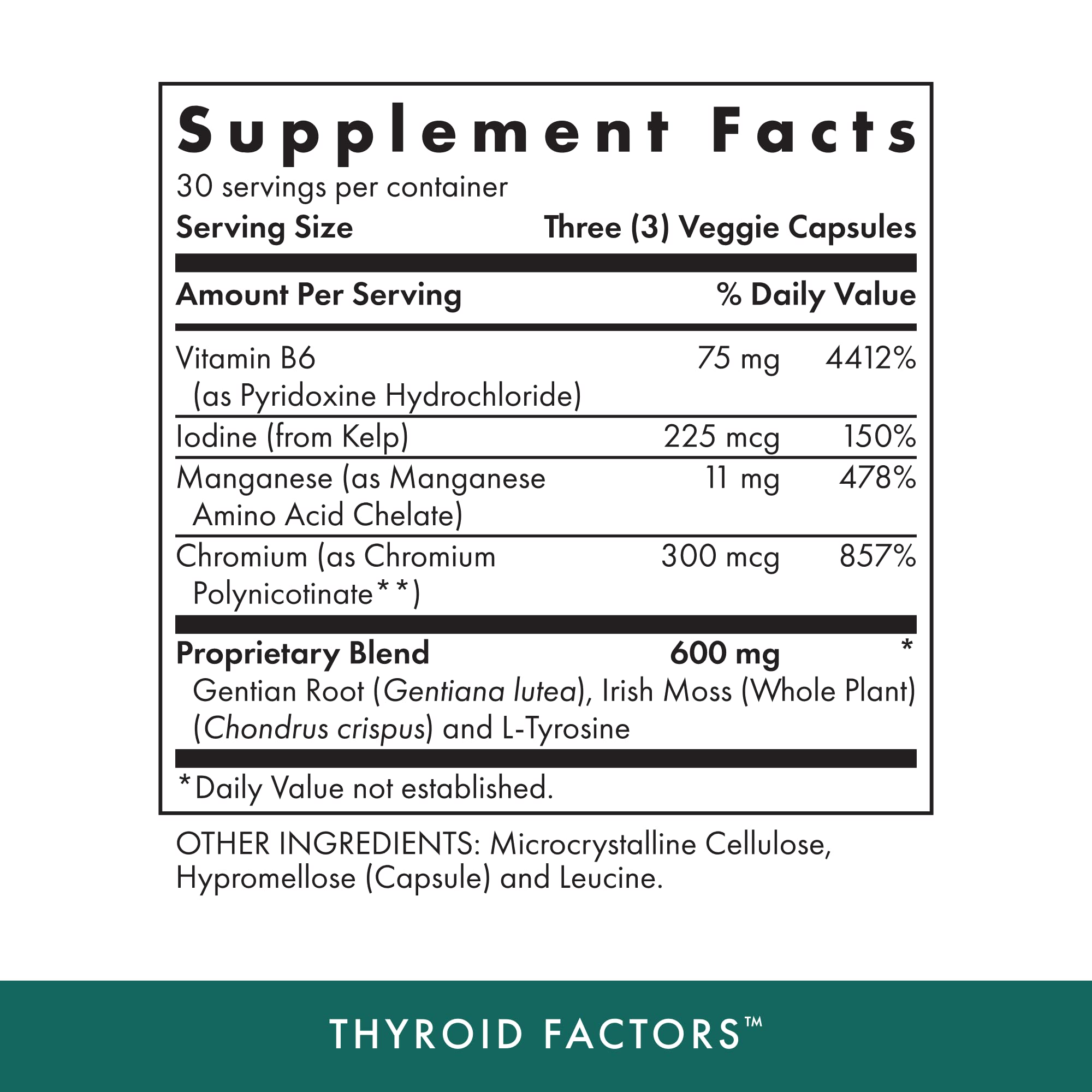 MICHAEL'S Factores Tiroideos, cápsulas veganas para energía sostenida