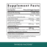 MICHAEL'S Factores Tiroideos, cápsulas veganas para energía sostenida