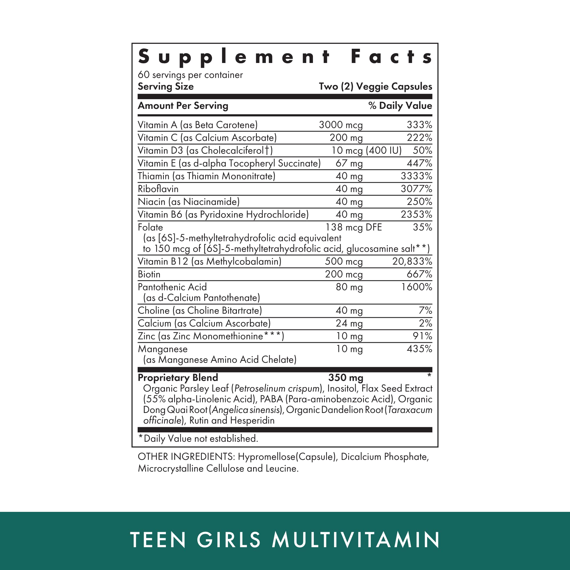 MICHAEL'S multivitamínico para adolescentes, cápsulas, fuente de energía diaria