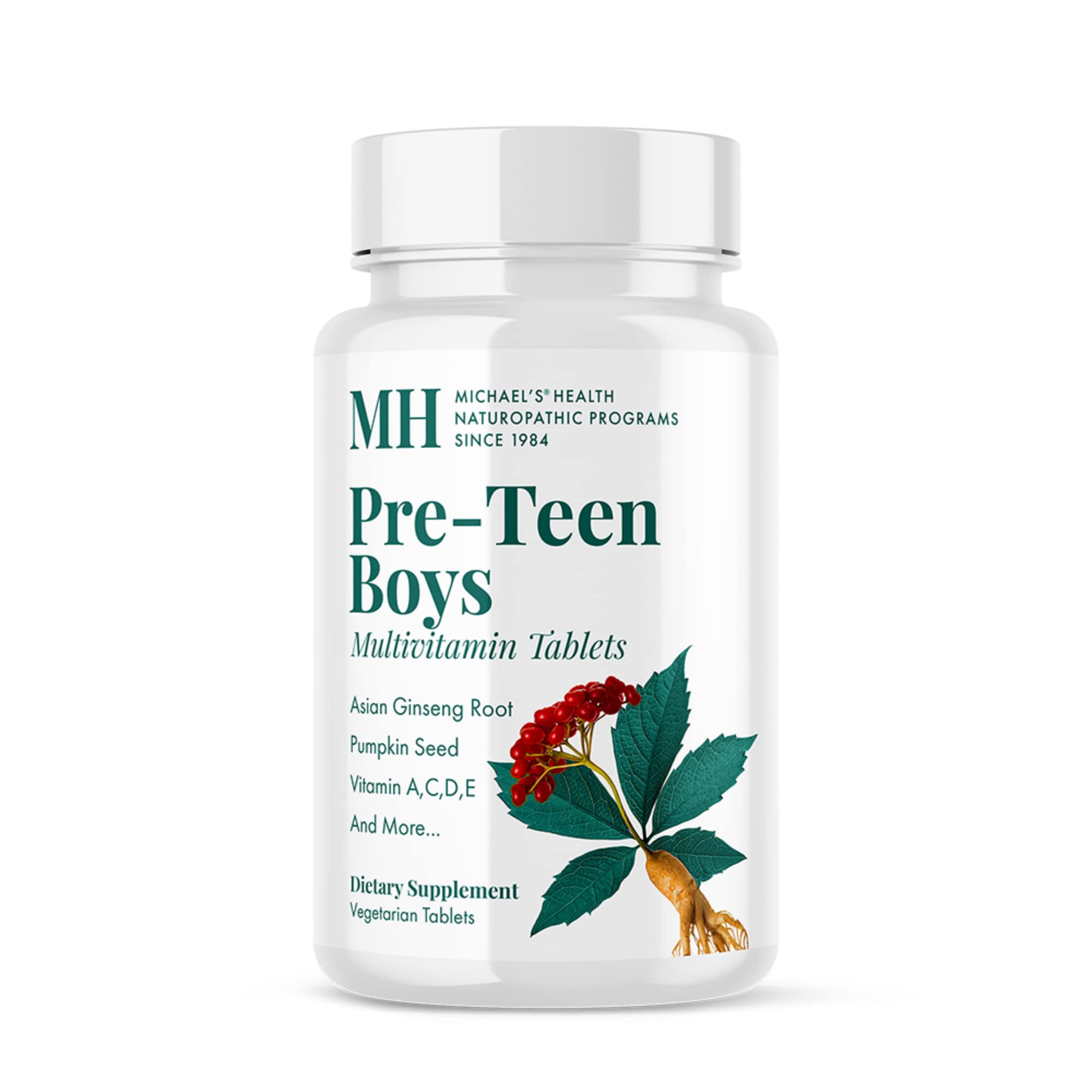 MICHAEL'S multivitamínico diario para preadolescentes, tabletas vegetarianas que apoyan el crecimiento