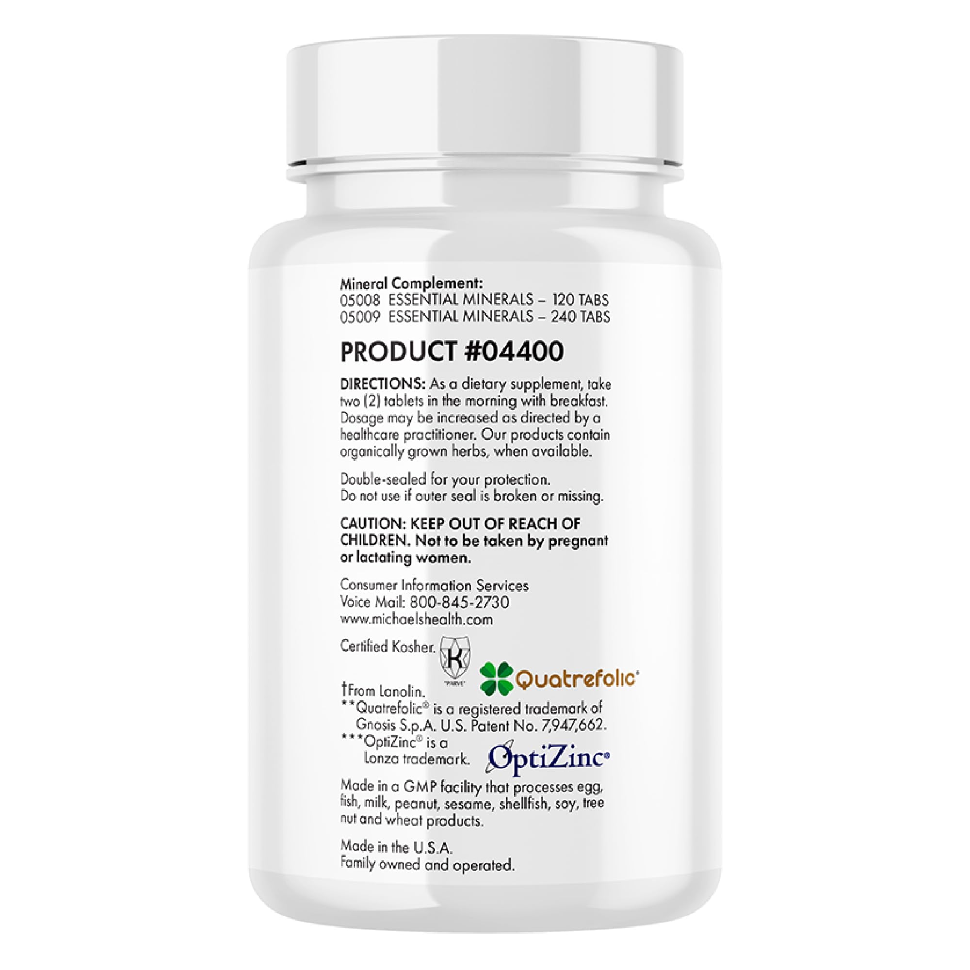 MICHAEL'S: manganeso y vitamina D para desarrollo