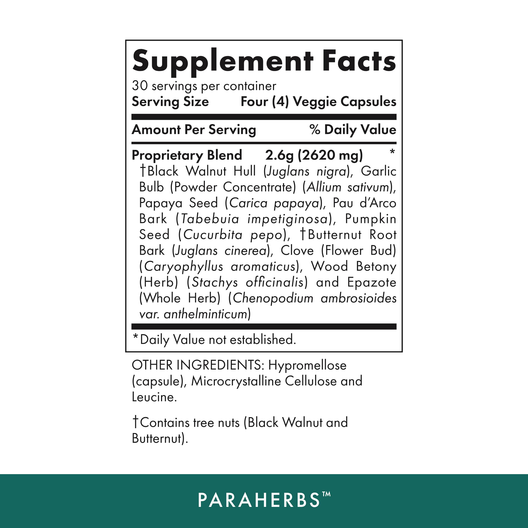 MICHAEL'S Paraherbs: fibras solubles e insolubles para el tracto intestinal.