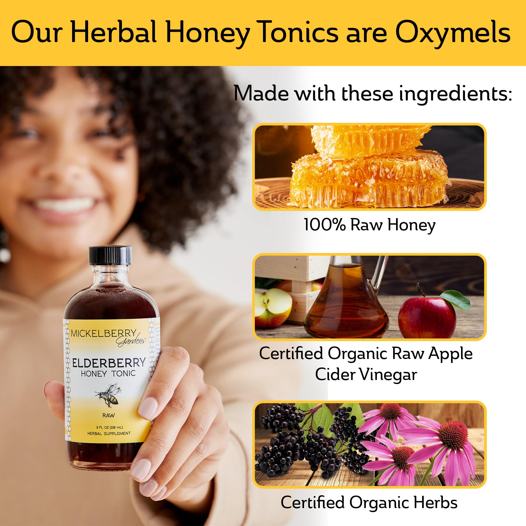 Mickelberry Gardens Sauco Organico: cultivo local para ingredientes de calidad y sabor natural.