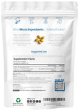 Micro Ingredients 5-MTHF activos capsulas con B6 y B12 para energía sostenida.