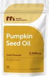 Cápsulas blandas de Micro Ingredients con aceite de calabaza en botella para uso diario.