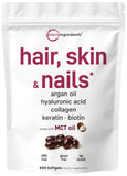 Micro Ingredients: aceite de argán para cabello y piel con nutrición.