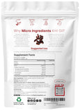 Botella de aceite de krill antártico Micro Ingredients lista para consumir.