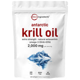 Cápsulas de aceite de krill antártico Micro Ingredients para uso diario.