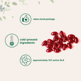 Micro Ingredients Aceite de Onagra, etiqueta clara, facilita ver ingredientes y dosis.