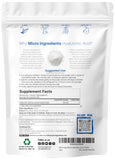 Mezcla rápida en agua con Micro Ingredients Polvo de ácido hialurónico para hidratación.