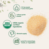Micro Ingredients Ajo orgánico en polvo para marinados y adobos.