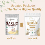 Micro Ingredients Ajo orgánico en polvo para realzar verduras y salsas.
