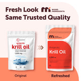 Cápsulas blandas del Krill de Micro Ingredients, fáciles de tragar.