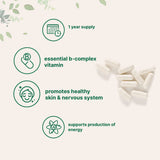 Micro Ingredients caja de cápsulas B5 para suministro anual.