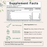 Barley Grass Juice Powder de Micro Ingredients, porción de 3 g, consumo rápido de nutrientes.