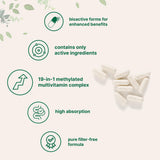 Micro Ingredients frasco de 240 cápsulas para uso diario.