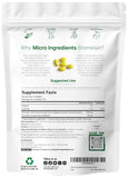 Botella de Micro Ingredients Bromelina con recubrimiento enterico para mayor estabilidad.