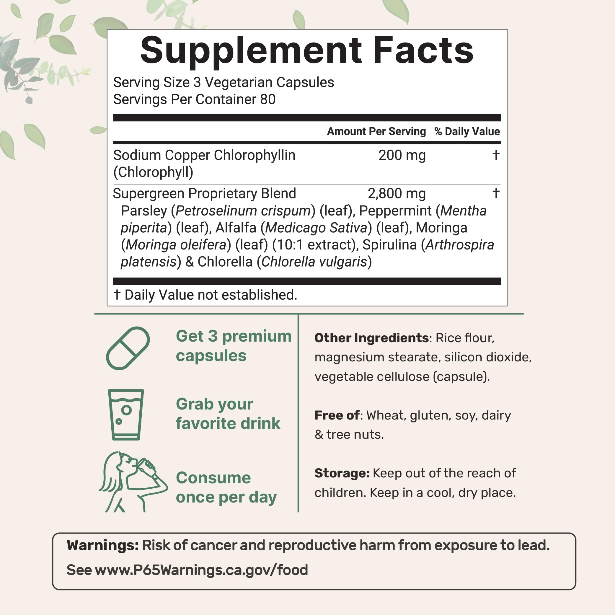 Micro Ingredients cápsulas naturales en envase para suplementación diaria