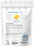 Cápsulas Micro Ingredients omega 3-6-9 sin regusto.