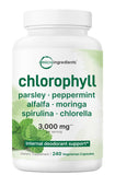Micro Ingredients: botella de clorofila con superverdes y 240 cápsulas para uso diario