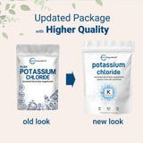 Micro Ingredients cloruro de potasio disuelto en agua: hidratación rápida.