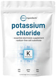 Micro Ingredients cloruro de potasio polvo: base de electrolitos para hidratación diaria.