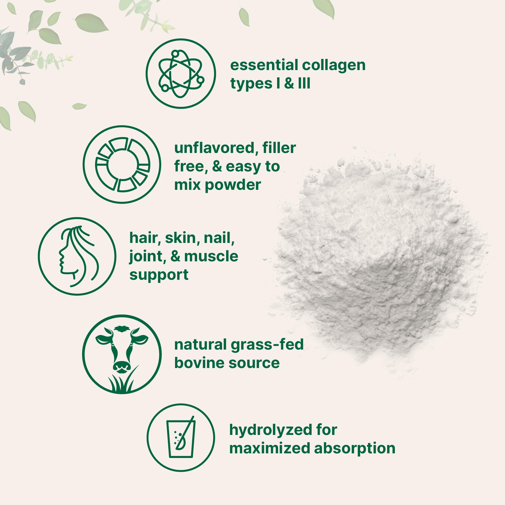 Mezcla en té Micro Ingredients colágeno hidrolizado: opción neutra para bebidas.