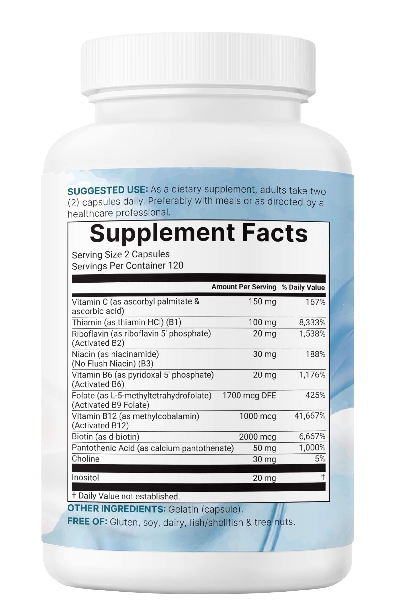 Micro Ingredients colina e inositol para apoyo celular diario