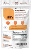 Bolsa empaque 240 cápsulas de Micro Ingredients CoQ10, práctica presentación.