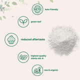Micro Ingredients Cuchara medidora incluida para medir estevia con precisión.