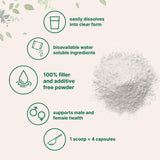 Micro Ingredients D-Mannose se mezcla en zumo de arándano para una experiencia agradable.