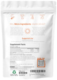 Envase de cápsulas D3 K2 de Micro Ingredients en casa.