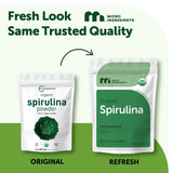 Micro Ingredients espirulina polvo verde 2lb: fuente de clorofila para bebidas.