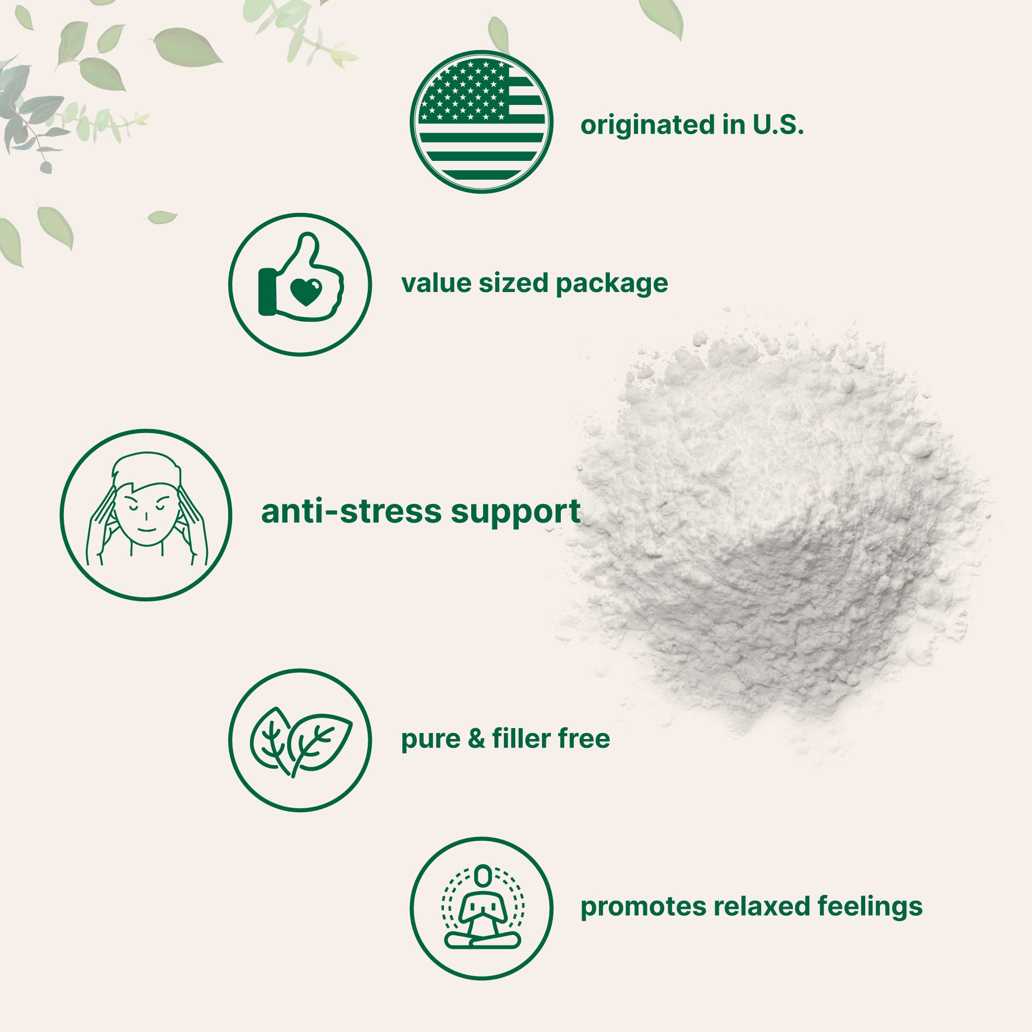 Etiqueta Micro Ingredients muestra origen en EE.UU. y opciones veganas.